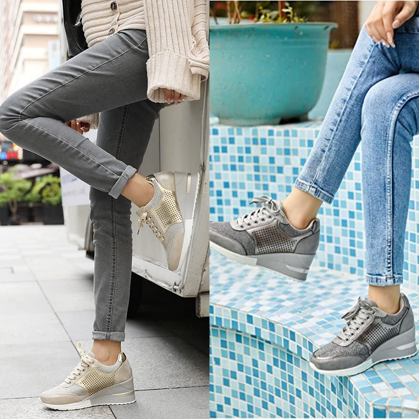 Rachel - Damen Keilsneaker für Stil und Komfort