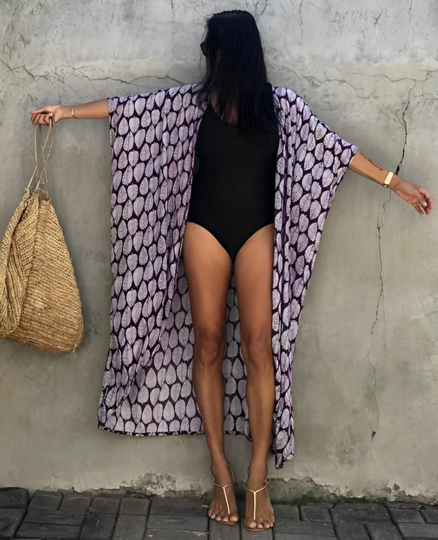Raphaela - Eleganter Strand-Kimono für Damen