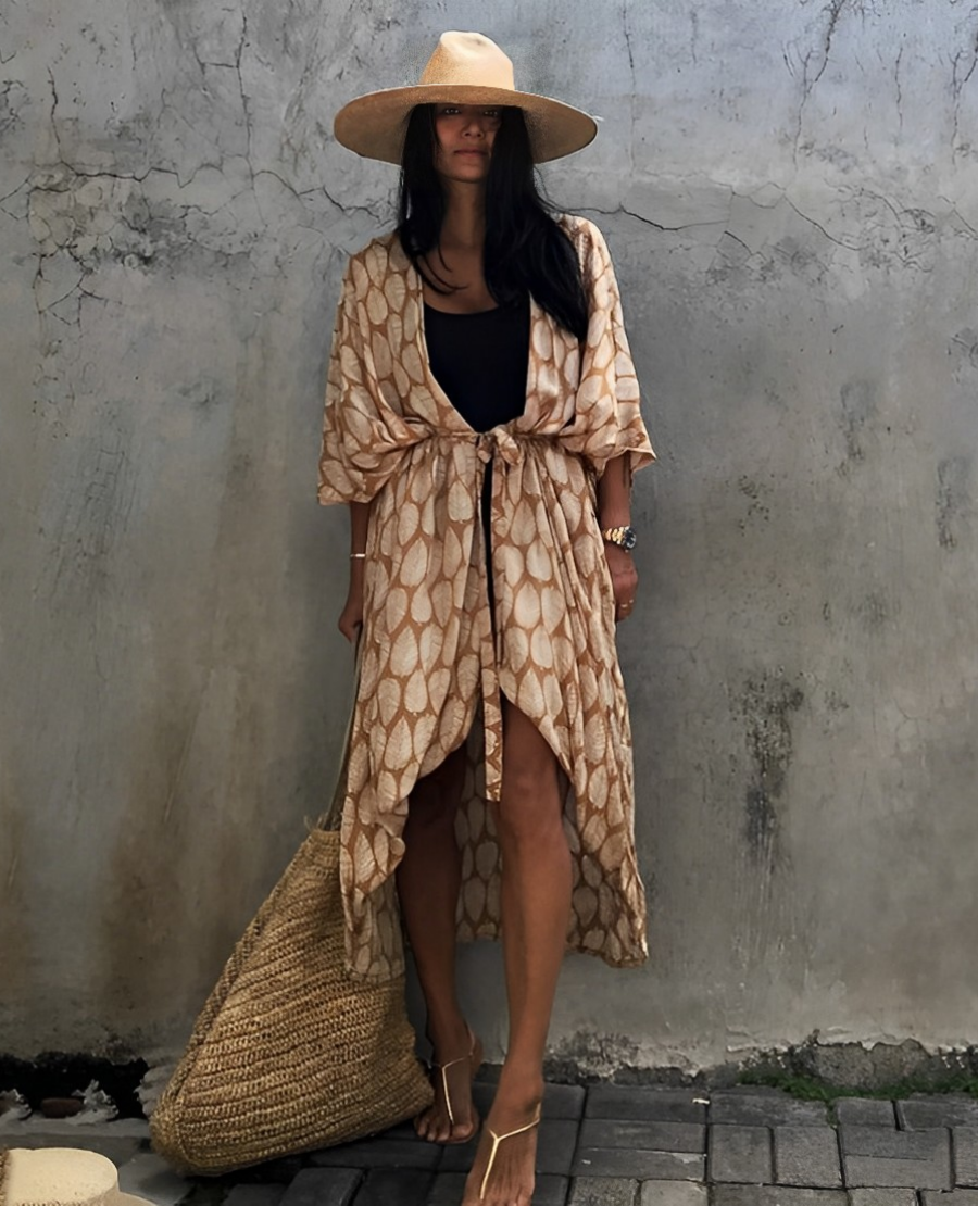 Raphaela - Eleganter Strand-Kimono für Damen
