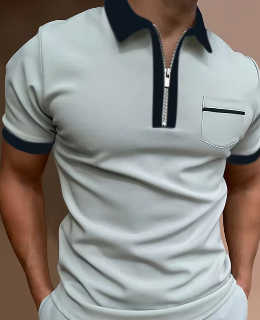Ahmed - Poloshirt mit raffiniertem Charme