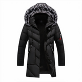 Luca - Stylische warme Winterjacke in Schwarz