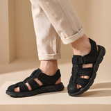 Arthur - Die komfortablen und stilvollen Sommersandalen für Herren in Schwarz