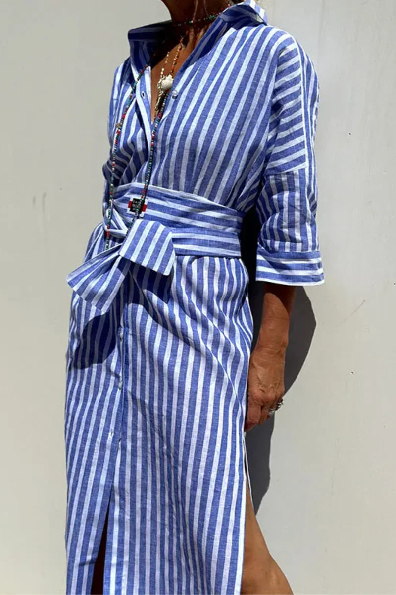 Elvira | Gestreiftes Kleid