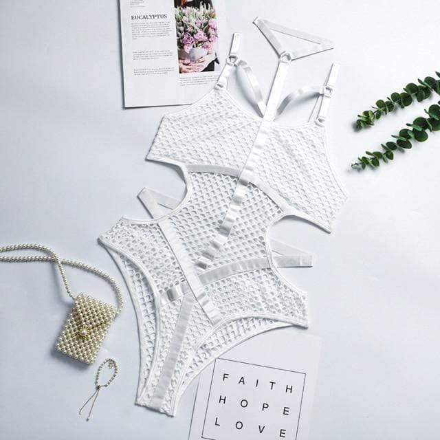 Body mit Netz und Bändern