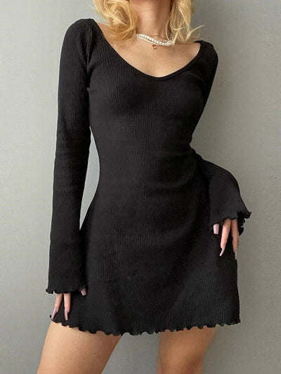 Wendy - Strickkleid Damen Elegant