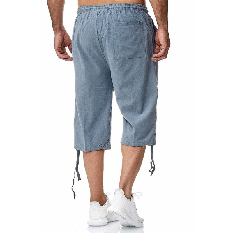 Byron - Herren Baumwoll-Leinen-Shorts