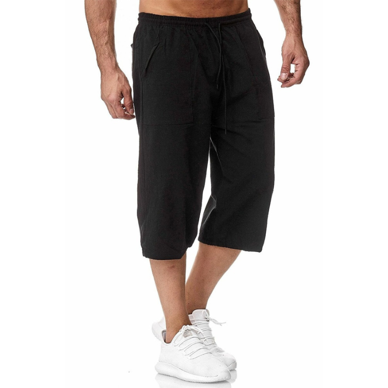 Byron - Herren Baumwoll-Leinen-Shorts