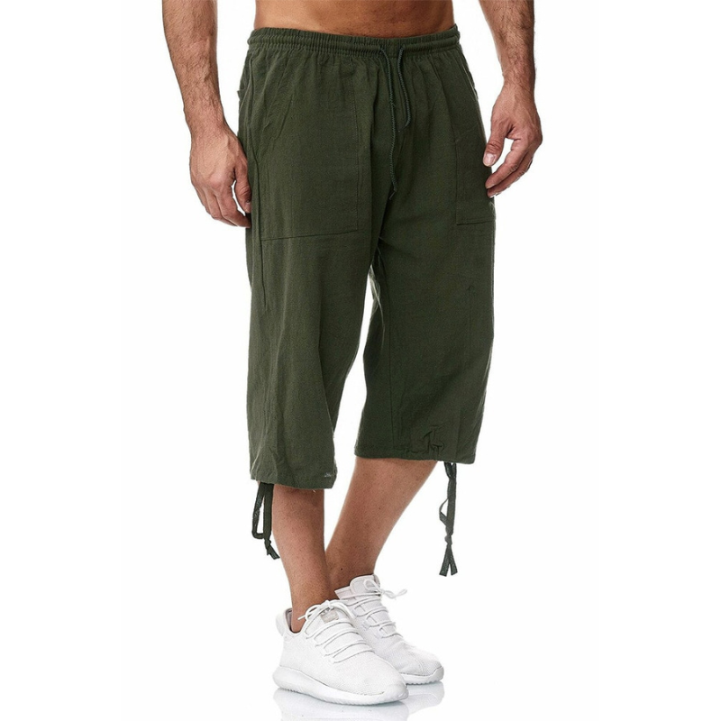Byron - Herren Baumwoll-Leinen-Shorts