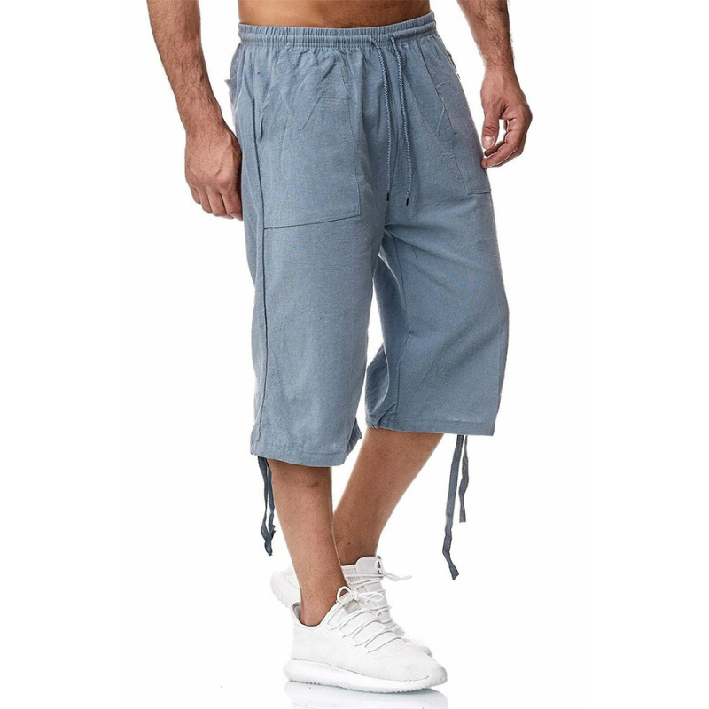 Byron - Herren Baumwoll-Leinen-Shorts