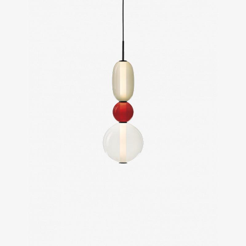 LumiSphere Light - Modern Colored Glass LED Pendant Light