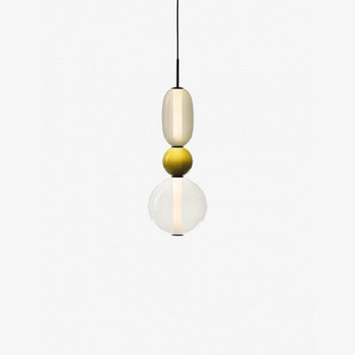 LumiSphere Light - Modern Colored Glass LED Pendant Light