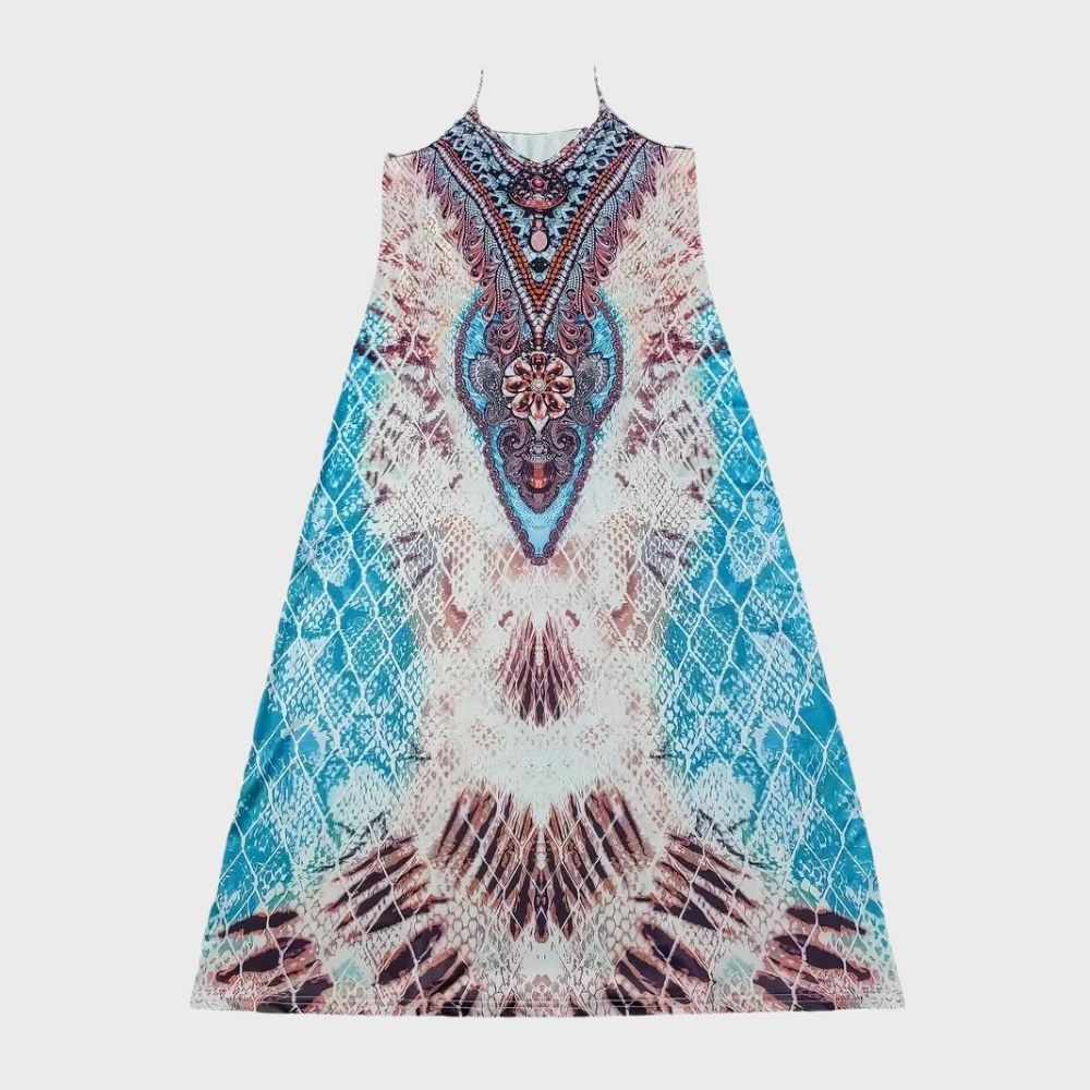 Daisy - Sommerkleid mit V-Ausschnitt und Spaghettiträgern