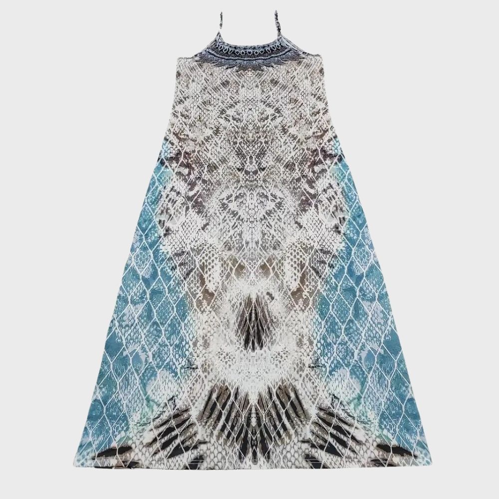 Daisy - Sommerkleid mit V-Ausschnitt und Spaghettiträgern