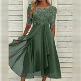 Rivanna | ELEGANTES SOMMERKLEID in Grün