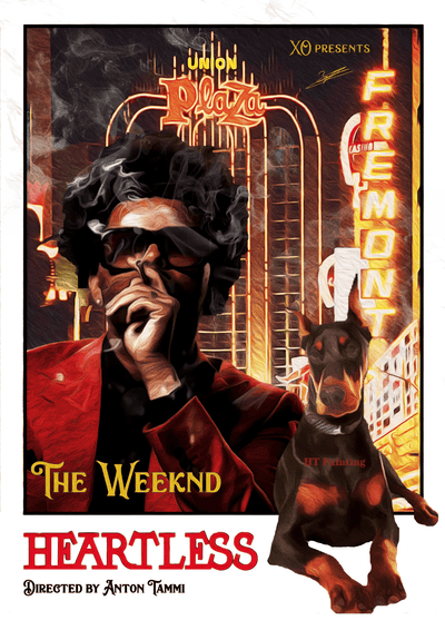 CHARTBREAKER KOLLEKTION REMIXED: THE WEEKND | WANDKUNST