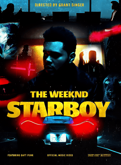 CHARTBREAKER KOLLEKTION REMIXED: THE WEEKND | WANDKUNST