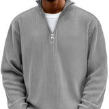 Calix | Herren Pullover Trendig Elegant Modern Hochwertig in Grau