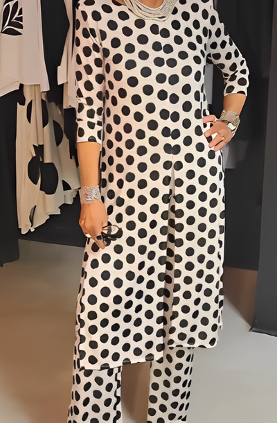 LILIANA | Zweiteiliges Set mit Polka-Dots für Lässige Eleganz und Vielseitige Sommerlooks