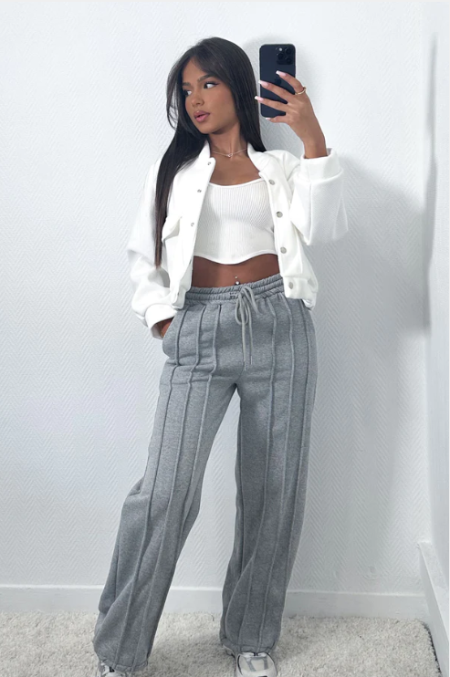 Gestreifte Jogginghose