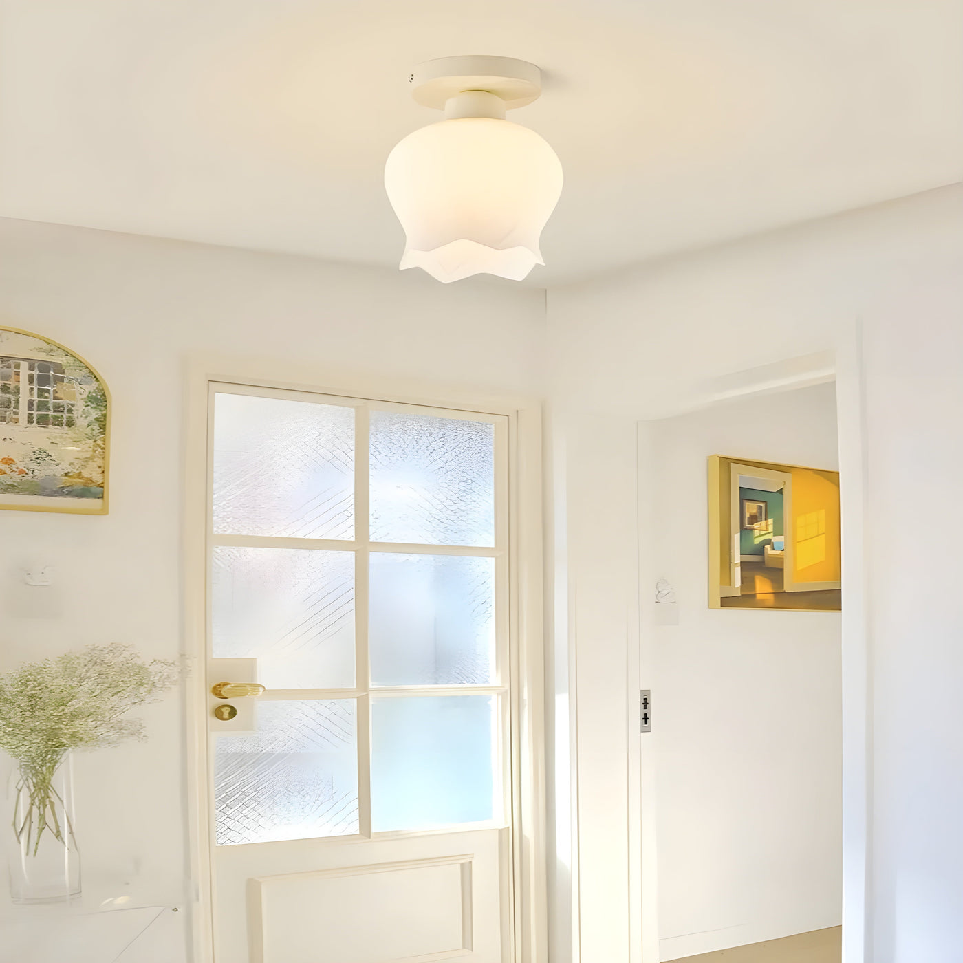 CeramiLume Lampe - Nordische Keramikglas LED Lampe