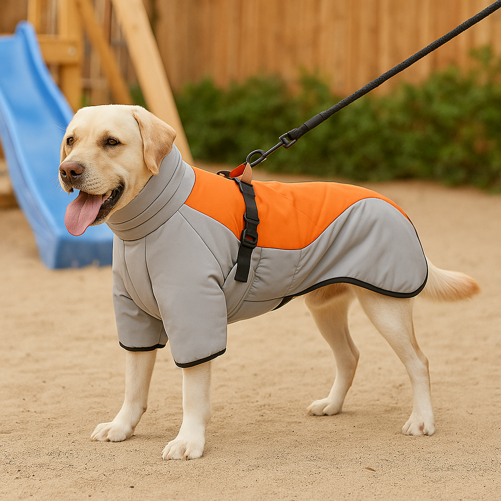 PawEase – Hundejacke mit verstellbarer Passform und integriertem Geschirr