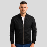 Herren-Bomberjacke mit Taschen - Donovan in Schwarz