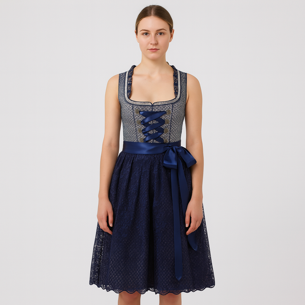 Heidi Dirndl Damen – Modernes Kleid für Oktoberfest