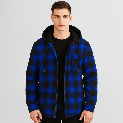 Johan | Gefüttertes Winter-Kapuzenhemd für Herren