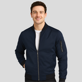 Herren-Bomberjacke mit Taschen - Donovan in Dunkelblau
