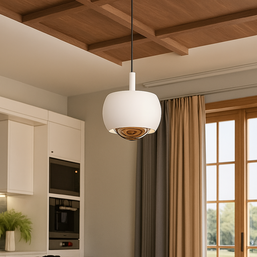 HaloForm – Minimalistische Pendelleuchte mit LED-Licht und elegantem kreisförmigem Design