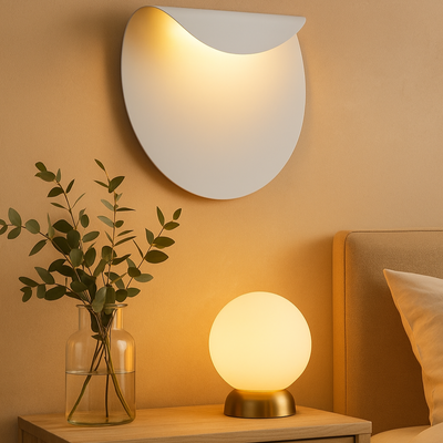 LumaGlow – Minimalistische Wandleuchte mit sanftem, umgebendem Licht