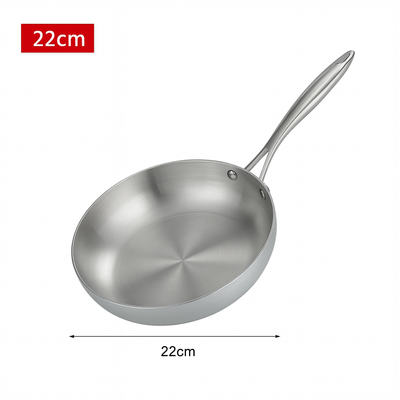 Cuisaro | Edelstahl-Bratpfanne für Induktion und Gas