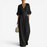 Olyara - Maßgeschneiderter Jumpsuit in Schwarz