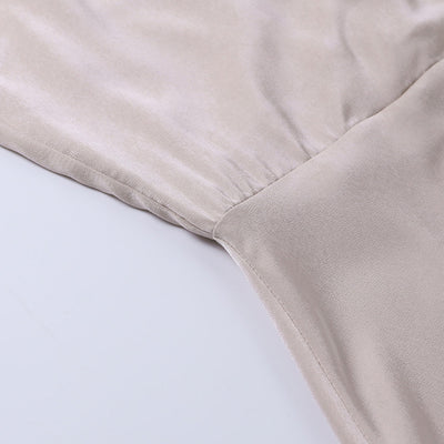 Elegantes Damen-Abendkleid mit V-Ausschnitt & hohem Schlitz