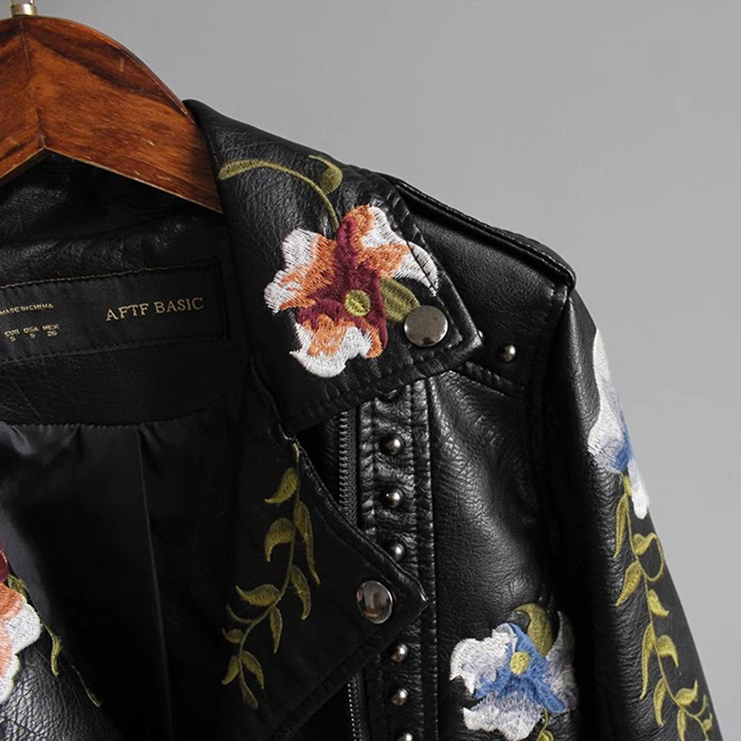 Cecile - Damen-Blumenjacke für frühlingshafte Frische