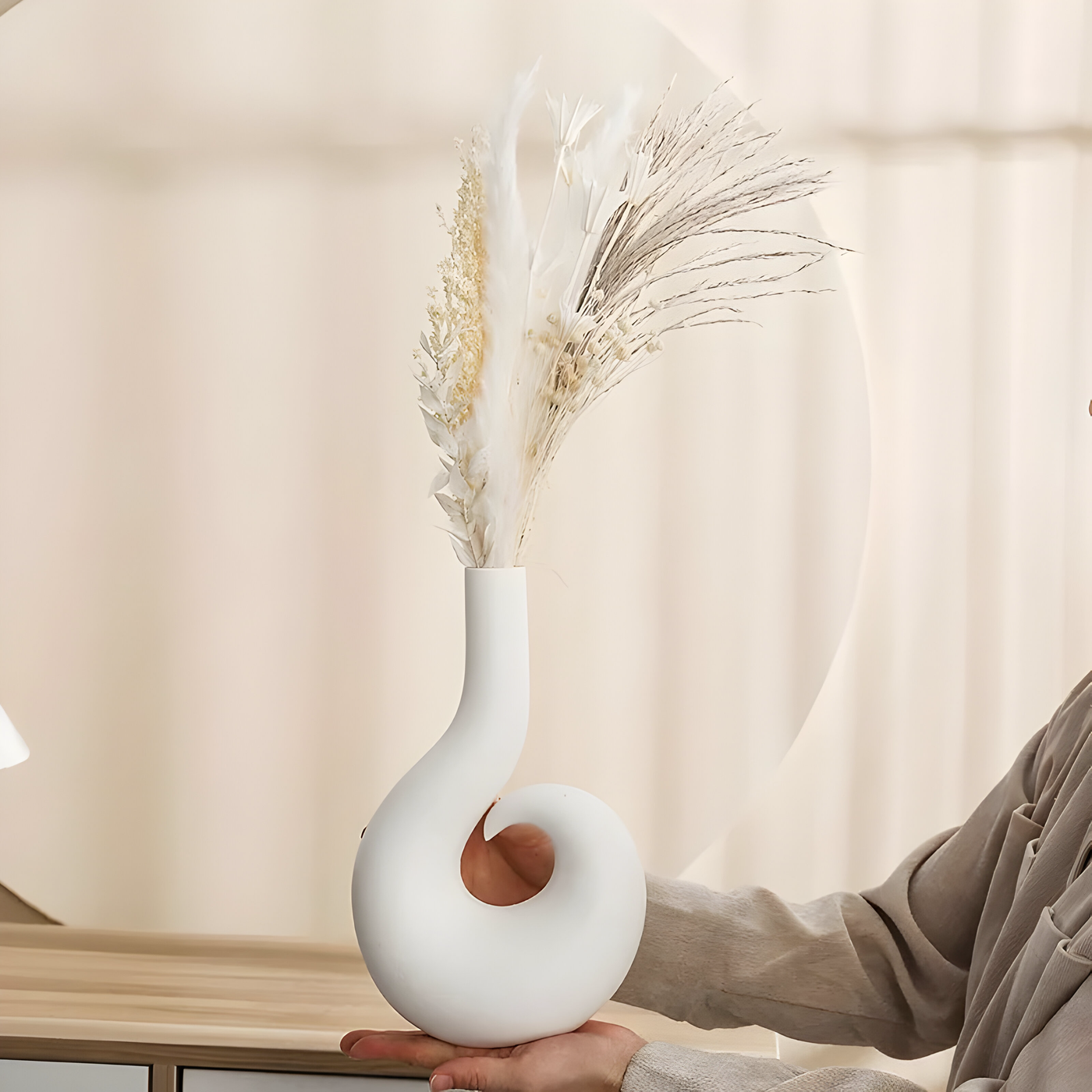 Comodo Spiral Vase Minimalismus Stil