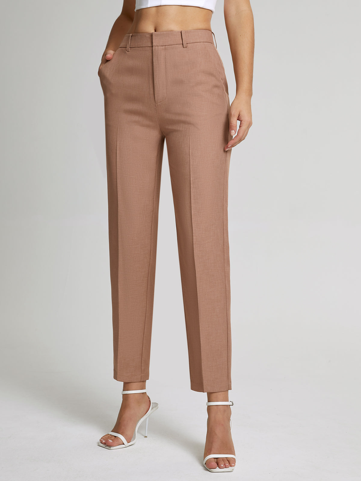 Damen Cropped Hose Regulär