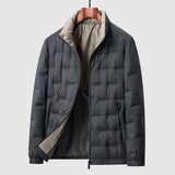 Warme Daunenjacke für Herren in Schwarz