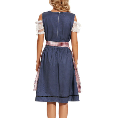 Damen Traditionelles Deutsch Oktoberfest Dirndl Kleid