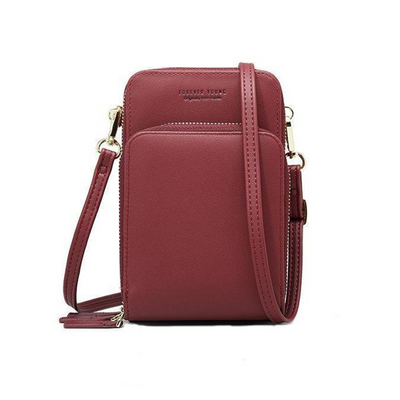 Dreifach Sicheres Lederhandy-Portemonnaie: Eleganz trifft Praktikabilität