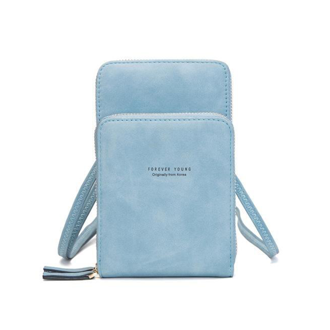 Dreifach Sicheres Lederhandy-Portemonnaie: Eleganz trifft Praktikabilität