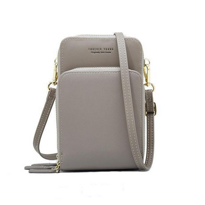 Dreifach Sicheres Lederhandy-Portemonnaie: Eleganz trifft Praktikabilität