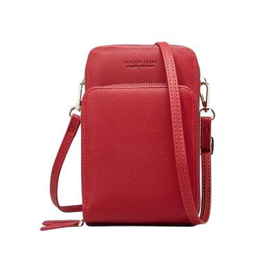 Dreifach Sicheres Lederhandy-Portemonnaie: Eleganz trifft Praktikabilität