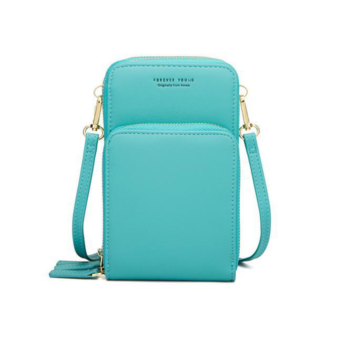 Dreifach Sicheres Lederhandy-Portemonnaie: Eleganz trifft Praktikabilität