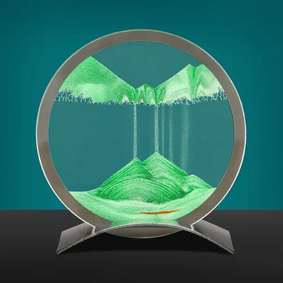 DynamicSands - Sandkunstlampe | Einzigartige bewegte Sandkunstbeleuchtung für eine entspannende Atmosphäre