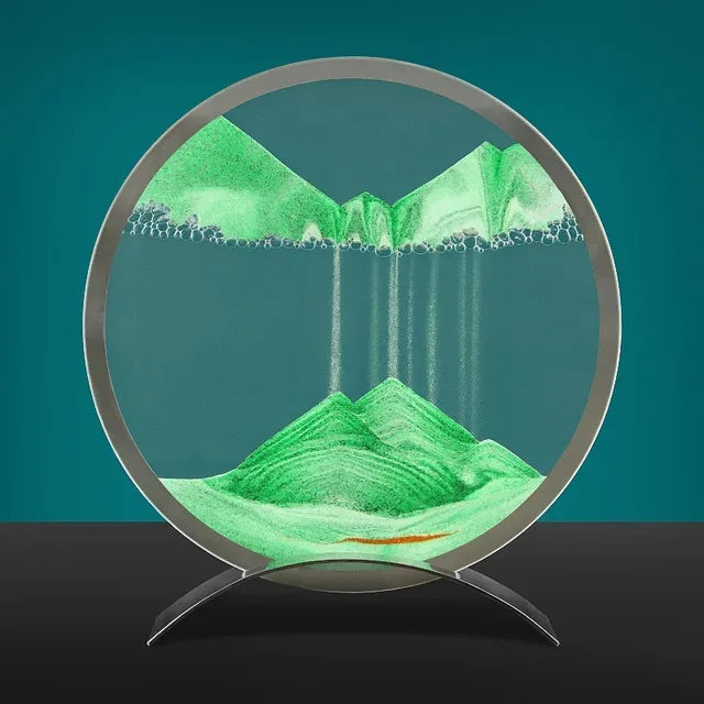 DynamicSands - Sandkunstlampe | Einzigartige bewegte Sandkunstbeleuchtung für eine entspannende Atmosphäre