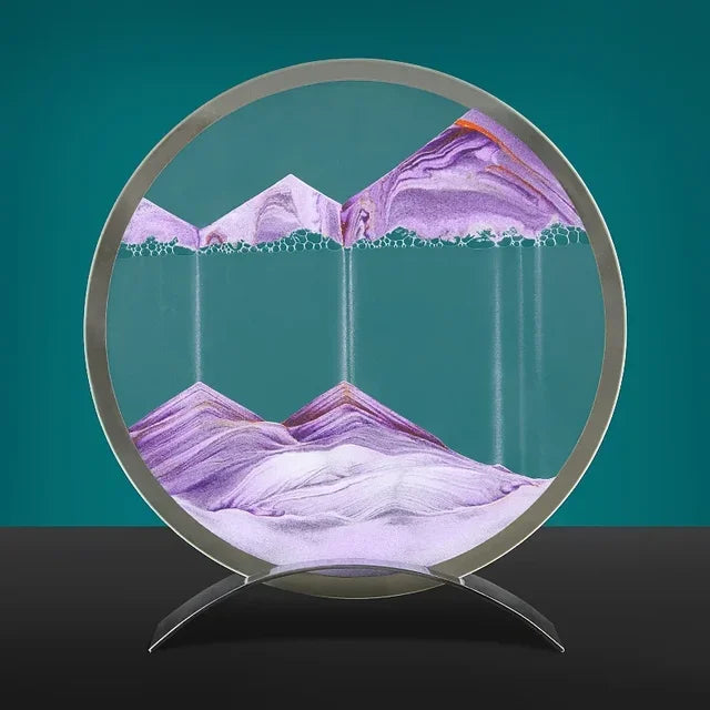 DynamicSands - Sandkunstlampe | Einzigartige bewegte Sandkunstbeleuchtung für eine entspannende Atmosphäre