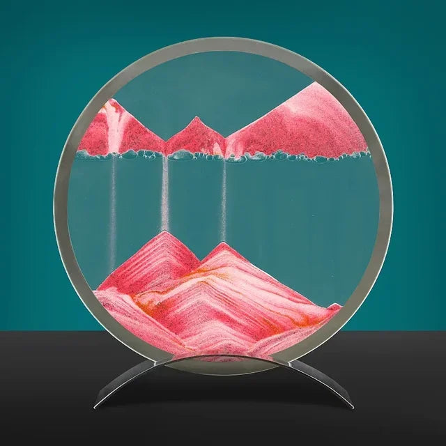 DynamicSands - Sandkunstlampe | Einzigartige bewegte Sandkunstbeleuchtung für eine entspannende Atmosphäre