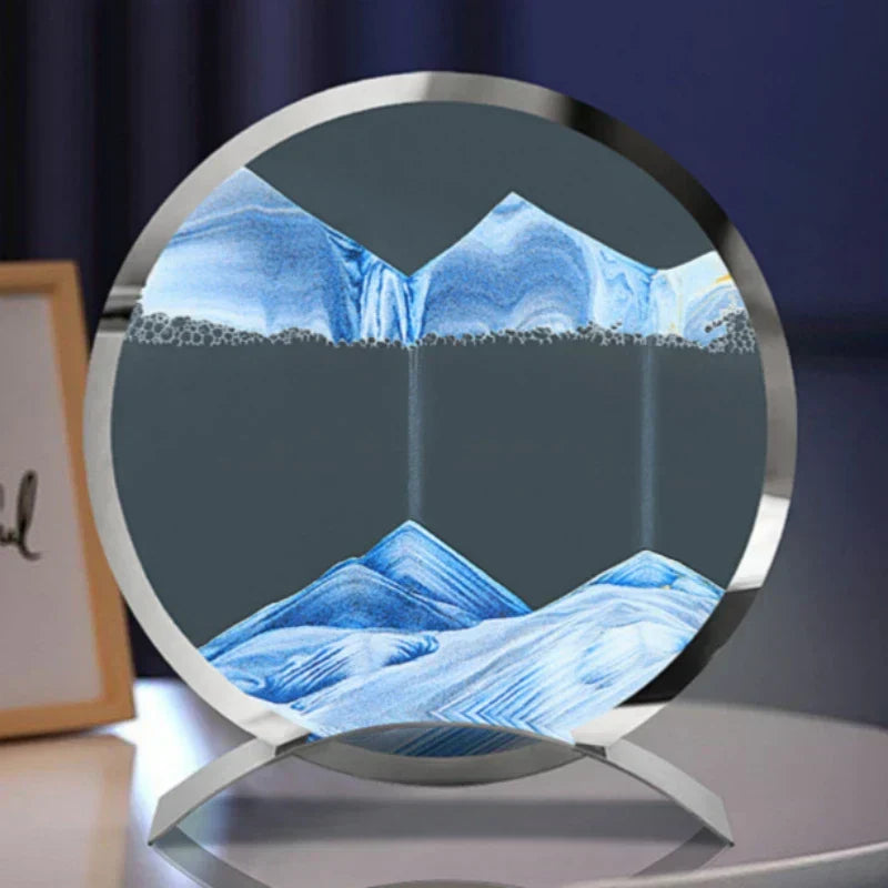 DynamicSands - Sandkunstlampe | Einzigartige bewegte Sandkunstbeleuchtung für eine entspannende Atmosphäre