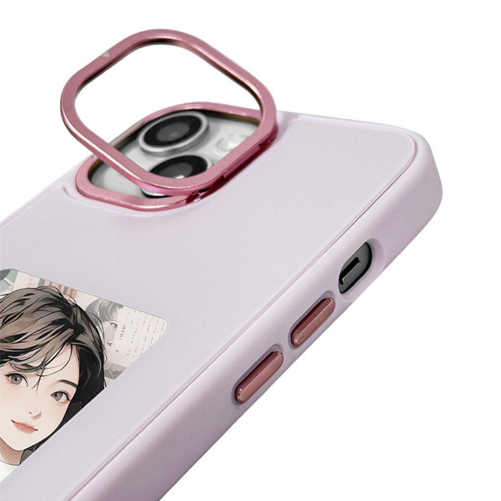 E-Ink Foto-Hülle mit Ständer für iPhone